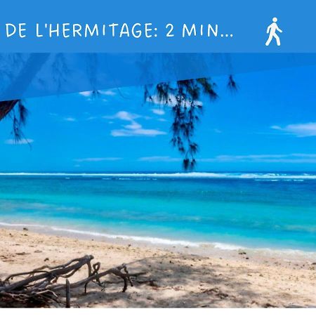 L'Hermitage - Appartement T3 En Bord De Plage Filaos Exterior foto