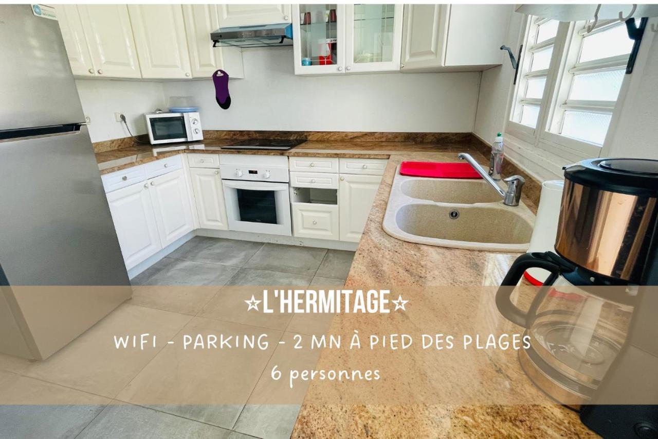 L'Hermitage - Appartement T3 En Bord De Plage Filaos Exterior foto
